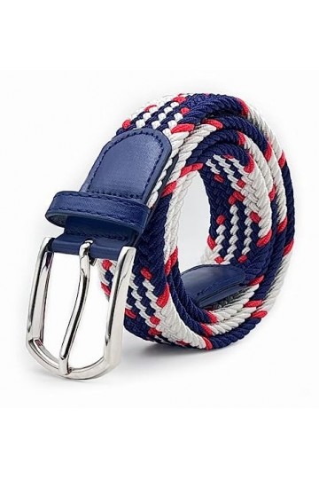 Swijoy Ceintures Pour Hommes Et femmes Toile Élastique Tressé Tissu Stretch Femme Garçon Fille Dame Dames Casual Jeans Pantal