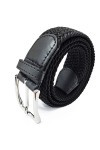 Glamexx24 Unisexe Tissu élastique Ceinture tressée Stretchbelt ceinture étirable pour les hommes et les femmes