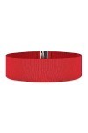 Bolerose Large Taille Ajustable Élastique extensible Ceinture Rétro Fermoir vertical Boucle Ceinture Rouge, S 