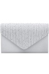 Milisente Pochette Femme Brillant Clutches Pochette Soire,clutches argent for women pochette argent 