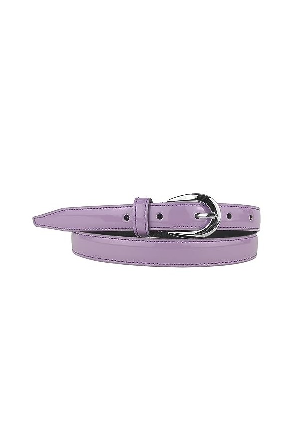Mix Your Beauty MYB Ceinture femme en cuir véritable fabriquée en Italie – 20 mm – Différentes couleurs et tailles disponible