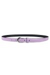 Mix Your Beauty MYB Ceinture femme en cuir véritable fabriquée en Italie – 20 mm – Différentes couleurs et tailles disponible