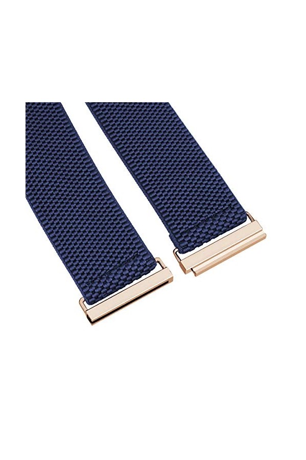 Kyeygwo - Ceinture élastique pour femme - Avec boucle plate - 4&nbsp;cm de large - Ceinture élastique - Pour robe, jeans, pantalon