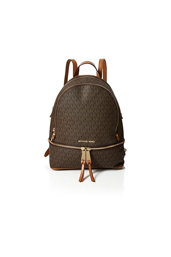 Michael Kors Rhea Zip, Backpack Femme, Blanc Vanilla , 12.7x31.8x24.1 Centimeters W x H x L 