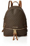 Michael Kors Rhea Zip, Backpack Femme, Blanc Vanilla , 12.7x31.8x24.1 Centimeters W x H x L 