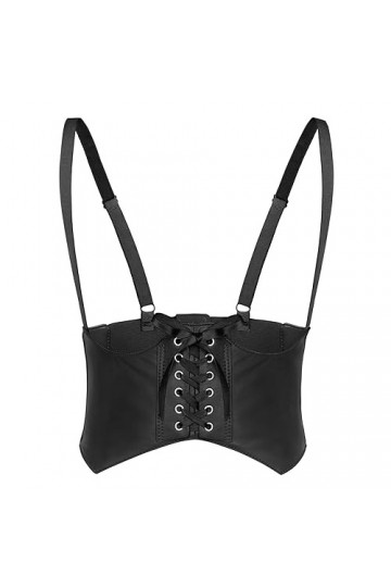 JasGood Ceinture steampunk en cuir synthétique pour femme - Ceinture tendance - Pour fête, club, festival, cosplay, Halloween