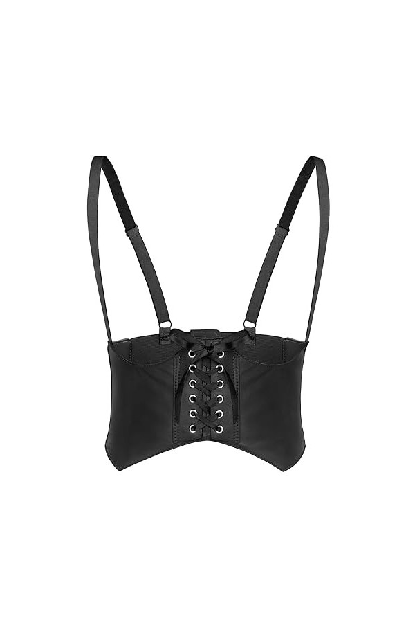 JasGood Ceinture steampunk en cuir synthétique pour femme - Ceinture tendance - Pour fête, club, festival, cosplay, Halloween