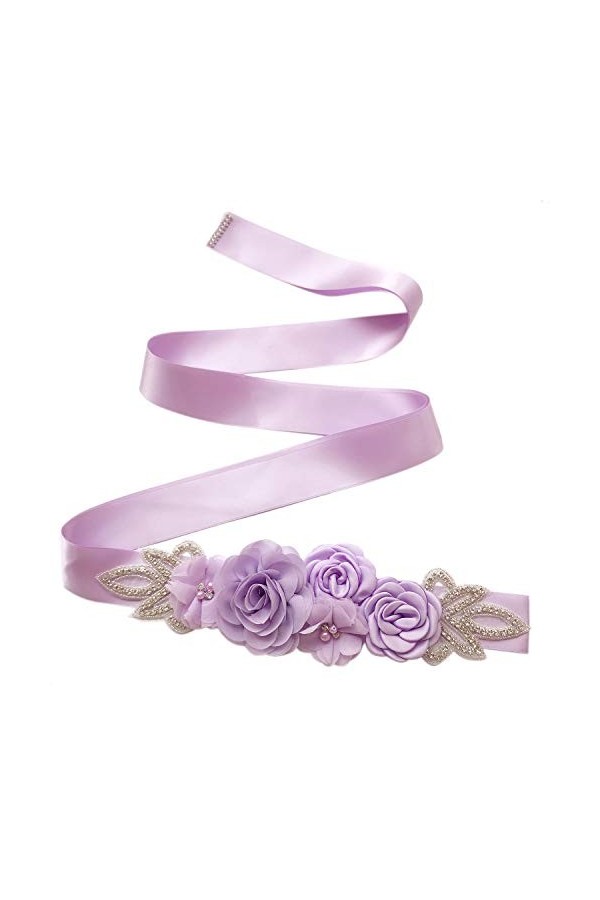 Boyfriend Cardig Dames Cristal Strass Ceinture Fleurs De Mariage Ceinture De Mariée Perle Belt Satin Ruban Bijoux Waistband R