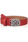 MGM - Ceinture Femme, Rouge Rot 3 , 90 cm