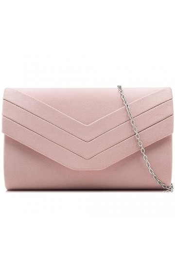 Milisente Sac à main en daim pour femme - Rose, Rose