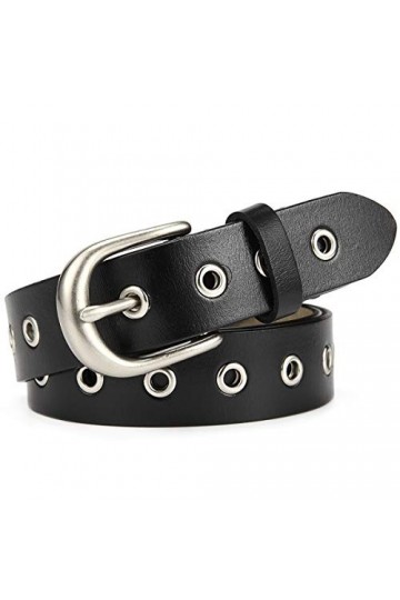 McFanBe Ceinture en Cuir Pour Dame Lady Dreess Jeans Avec Boucle en Alliage Pour 2,8cm de Largeur L:115cm Taille ajustée 95-