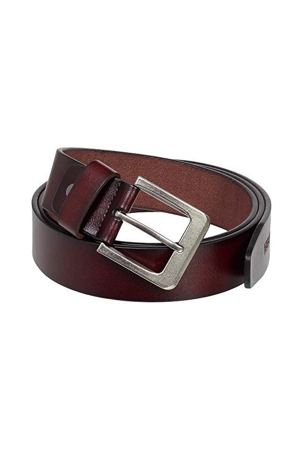 Ledershop24 Coffret cadeau – Ceinture en cuir véritable – Ceinture classique en cuir – Largeur 40 mm – Couleurs : noir, marro