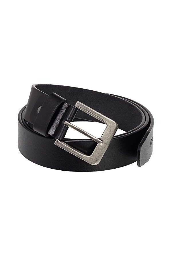 Ledershop24 Coffret cadeau – Ceinture en cuir véritable – Ceinture classique en cuir – Largeur 40 mm – Couleurs : noir, marro