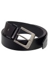 Ledershop24 Coffret cadeau – Ceinture en cuir véritable – Ceinture classique en cuir – Largeur 40 mm – Couleurs : noir, marro