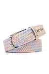 PACDE Western Candy Colors Ceinture élastique sans trous pour femme - - Small