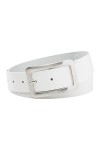 INVIDA Ceinture pour femme JOYCE en blanc avec grande boucle de ceinture - Blanc - 100
