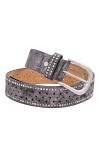 TeeYee Ceinture Large Femmes Ajustable avec Rivet Classique or 