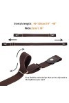 Ceinture sans Boucle Femme, 4 pièces Ceinture Elastique Homme, Ceinture Elastique Sans Boucle pour Jeans