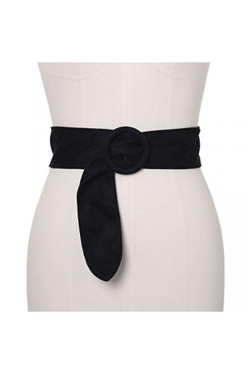 Sethain Ancien Large Taille Ceinture Élégant Sangler Ceinture Robe Manteau Obi Ceinture pour les femmes et les filles XL L