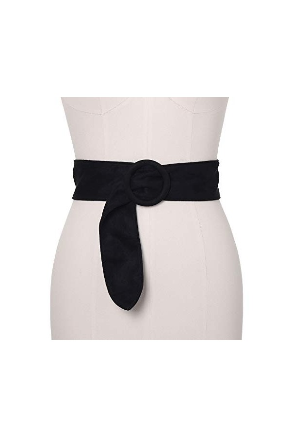 Sethain Ancien Large Taille Ceinture Élégant Sangler Ceinture Robe Manteau Obi Ceinture pour les femmes et les filles XL L