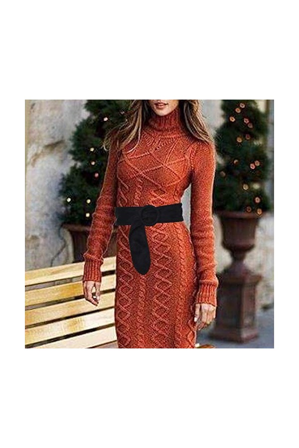 Sethain Ancien Large Taille Ceinture Élégant Sangler Ceinture Robe Manteau Obi Ceinture pour les femmes et les filles XL L