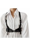 FEOYA Femme Punk Taille Harnais Ceinture Cuir Pour Ceinture En Cuir Filles Goth Gilet Ceinture Réglable Cosplay Party Rave Co