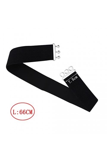 Belvanr Ceinture Large Femme 4 Pièces Ceintures Extensible pour Femme Ceinture Vintage Élastiquée pour Femmes Ceinture Elasti