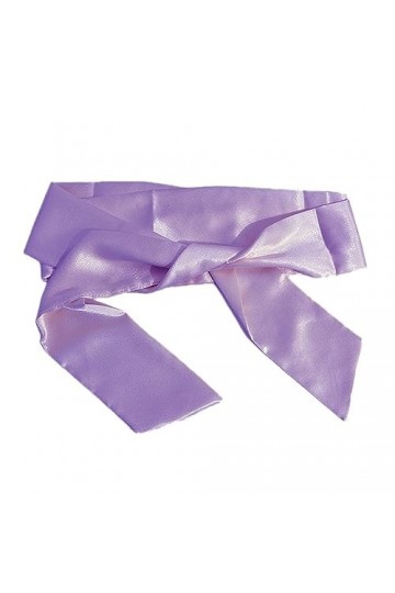 AWOCAN Ceinture longue en satin double face pour femme - Pour mariage, demoiselle dhonneur, violet, taille unique