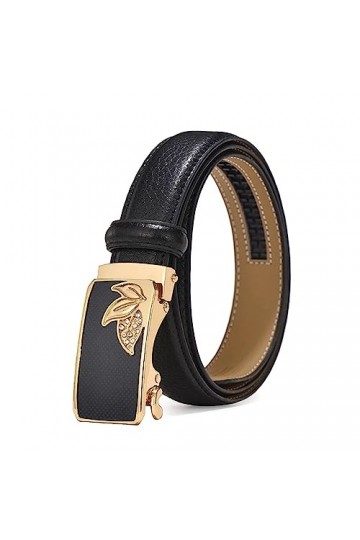 NIUXICH Ceintures pour femmes Robe Jeans Ceinture à boucle automatique Largeur 2,8cm Ceinture en jean décontractée pour acces