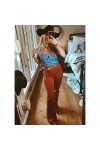 XZQTIVE Femmes Boho Chaîne Ceinture pour Robes Jeans Western Cowgirl Taille Gauche Ceinture Ovale Métal Concho Ceinture, Or m