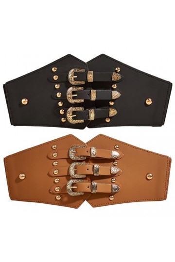 Corset Femme Medieval,Tianher 2 Pcs Ceinture Médiévale Ceinture de Corset pour Femme pour Robe Manteau Chemise Cosplay Costum