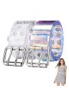 Transparents Ceinture En Pvc Ceinture À Double Œillet Effacer Ceinture Femmes Ceinture Transparente Tendance Jean Ceinture Pu