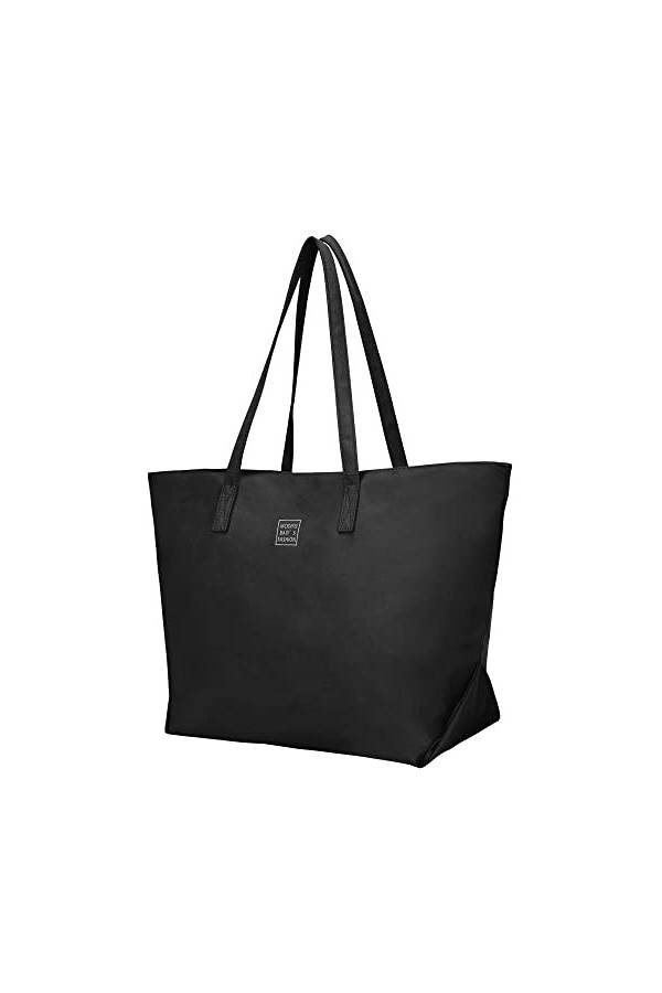 LIVACASA Sac a Main Femme, 19.3 Inch Grande Capacité Résistante à lEau Cabas avec Zip et Poches,Décontractée Bandoulieres po