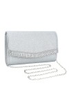 UBORSE Sac de Soirée Pochette Mariage Sac à Main Femme en Bandoulière Chaîne Démontable Superbe Cadeau pour Fête