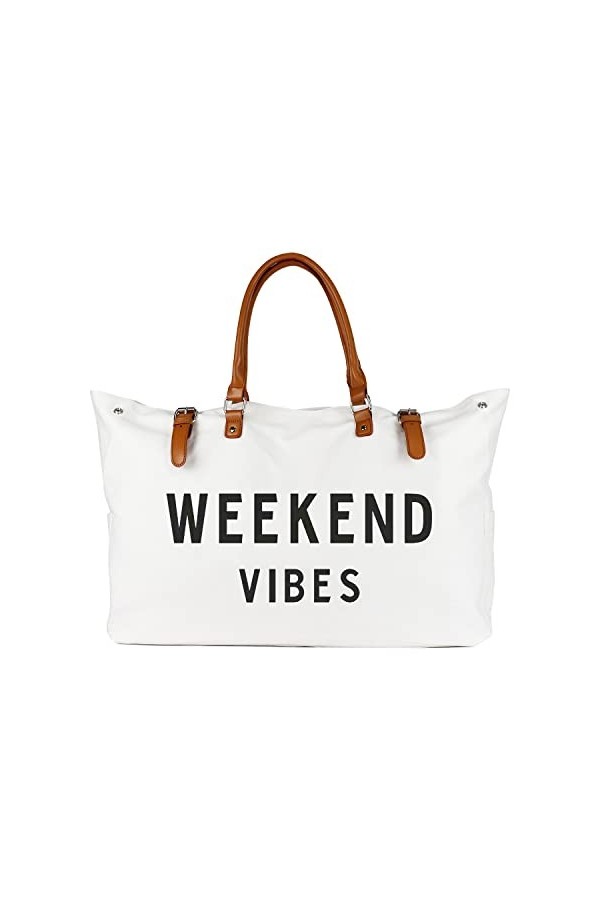 Lamyba Sac fourre-tout de plage pour femme imperméable et résistant au sable, bleu, X-Large