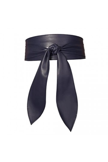 Ceinture large pour femme, ceinture nouée avec nœud, ceinture en cuir pour femme, large ceinture, pour mariage, bal, fête, ba