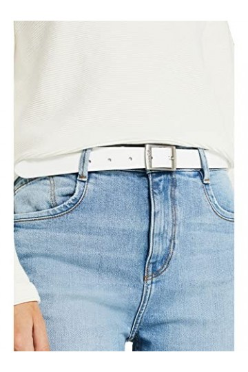 Esprit Accessoires 990ea1s301 Ceinture, Blanc White 100 , 105 Taille Fabricant: 90 Femme