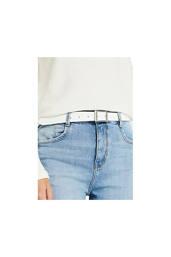 Esprit Accessoires 990ea1s301 Ceinture, Blanc White 100 , 105 Taille Fabricant: 90 Femme