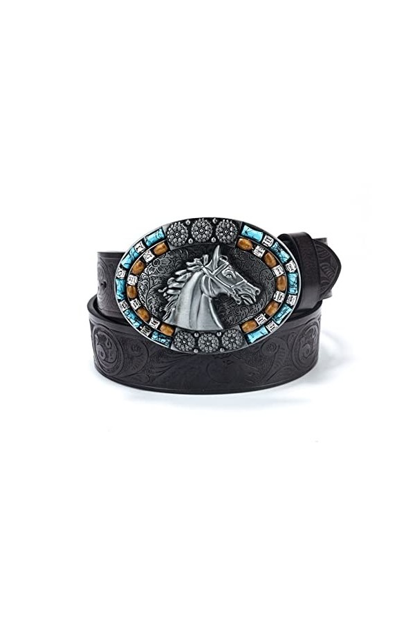 LSLHNMG Y2k ceinture Cowboy ceinture argent ceinture Western ceinture Western Cowboy ceinture à la mode rétro jeunesse Punk l