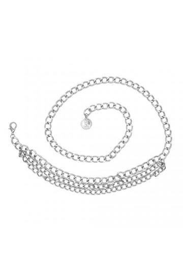 Colours & Beauty Ceinture Bijou Femme | Ceinture Argentée | Décorations Habillement | Ceinture élégante Femmes | Ceinture Fem