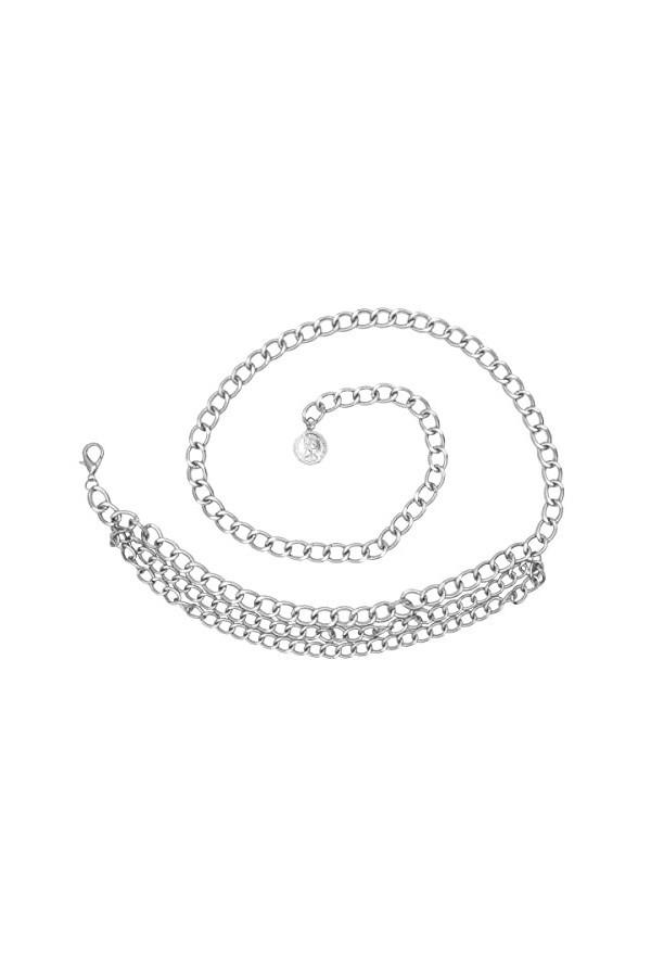 Colours & Beauty Ceinture Bijou Femme | Ceinture Argentée | Décorations Habillement | Ceinture élégante Femmes | Ceinture Fem