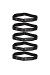 Ceinture élastique, 5 Pièces sans Boucle pour Jeans, Shorts, Pantalons, Réglable, Invisible, Extensible, Ceinture, Ceintures,