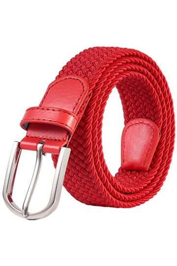 TANGCHAO Unisexe Tissu élastique Ceinture Élastique Tressée Stretch Belt Ceinture Étirable Pour les Hommes et les Femmes Plus