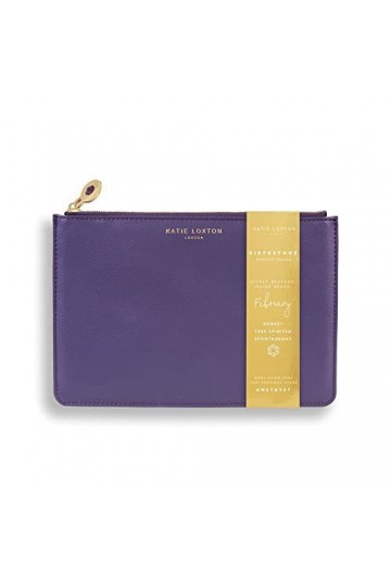 Katie Loxton Pochette cadeau parfaite avec pierre de naissance | Pochette personnalisée pour votre mois danniversaire | Sac 