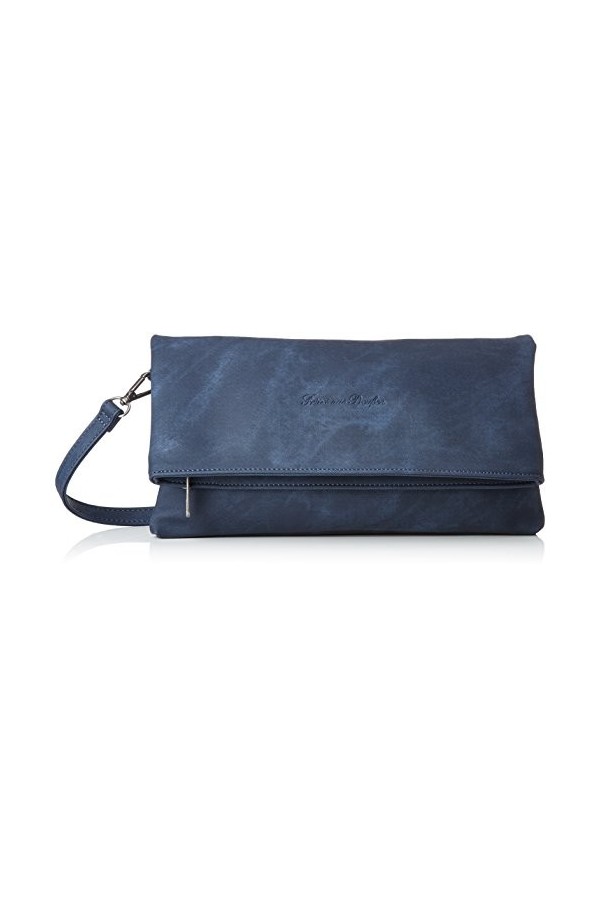Fritzi aus Preussen Ronja Clas Pochette pour femme - Bleu - Bleu Atlantic 50/Canvas, 29x15x3 cm B x H x T 