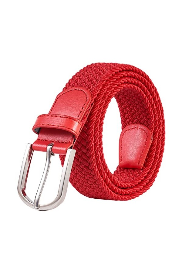 TANGCHAO Unisexe Tissu élastique Ceinture Élastique Tressée Stretch Belt Ceinture Étirable Pour les Hommes et les Femmes Plus