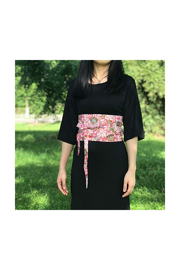 Fancy Pumpkin Ceinture Obi Vintage Yukata Kimono Japonais Japonais Ceinture Harajuku-D11
