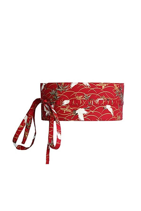 Fancy Pumpkin Cintre de taille japonaise Yukata Kimono Robe Obi Harguuku Waistband- 06