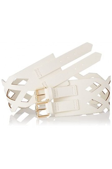 United Colors of Benetton Ceinture 6cutdl00d, Marron 910, S Lot de 2 Femme