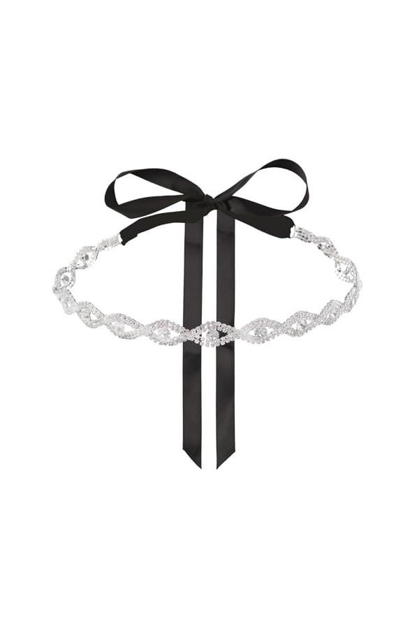 URROMA Black Wedding Bridal Belt Crystal strass Belt demoiselle dhonneur robe de mariée ceinture femme accessoires robes ass